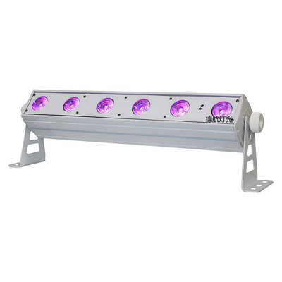 6X15W RGBWA+UV Battery LED Bar wall washer