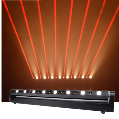 8X3W 8 Eyes Red Laser Light Beam Moving Head Bar