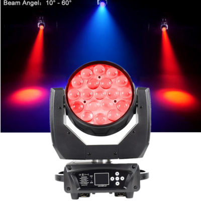 AURA ZOOM 19x15w RGBW LED Moving Head