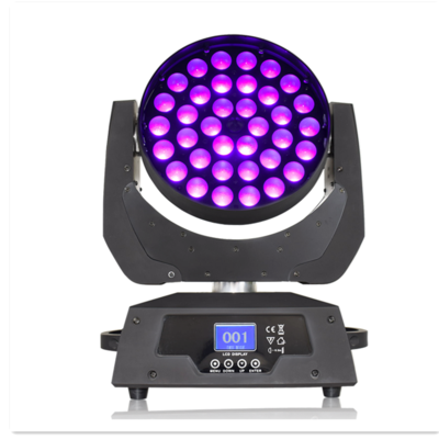 36x12w rgbw 4in1 led zoom wash moving head led