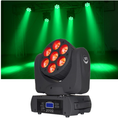 7x12W RGBW LED Moving Head